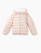 Girls’ pink Essential recycled light padded jacket -1