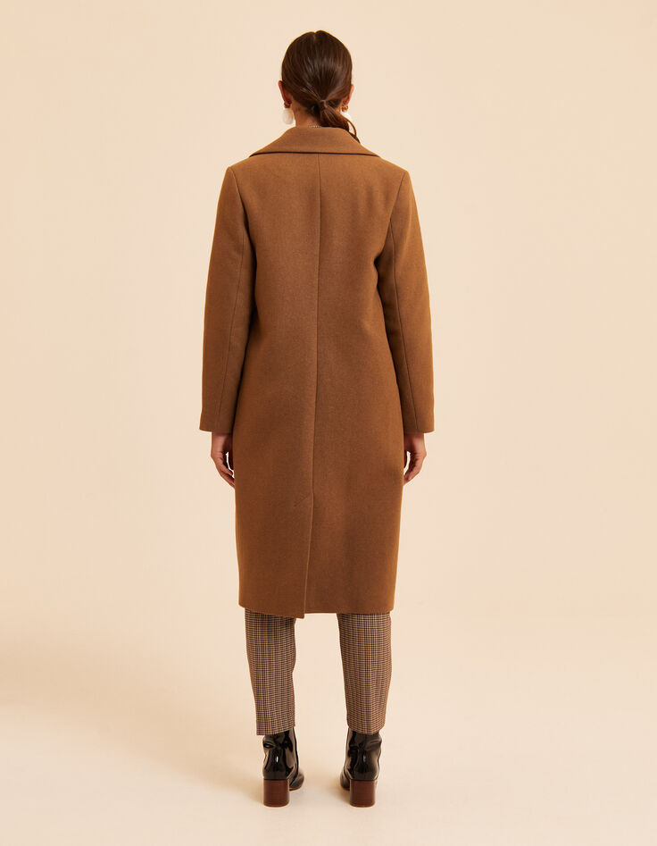 Manteau long camel I.Code-4