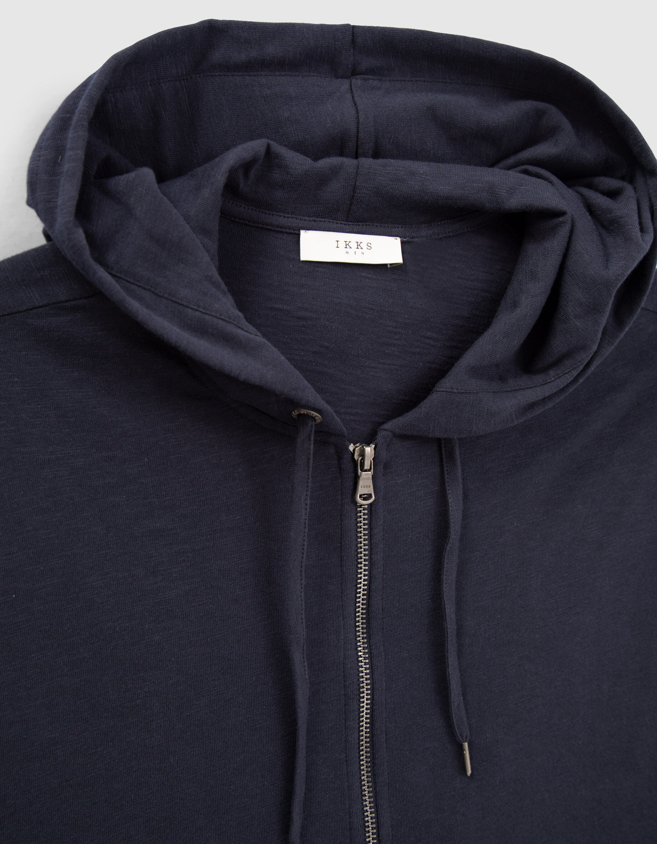Navy hooded cardigan online