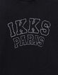 Tee-shirt manches courtes gris message-2