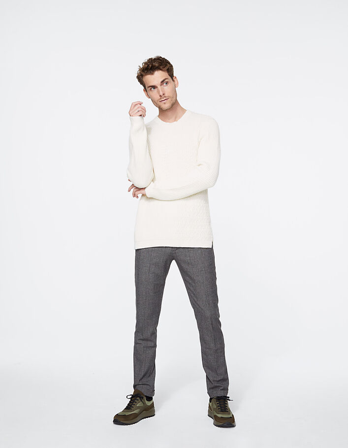 Men’s mastic cable knit sweater - IKKS