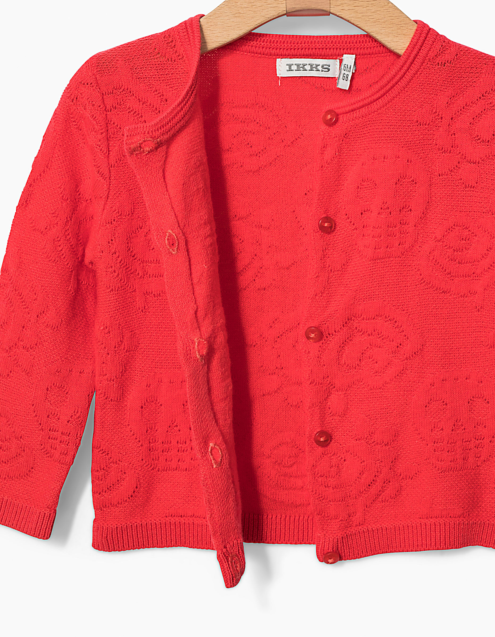 Baby girls coral cardigan IKKS