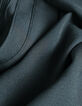 Women’s navy shirt dress, detachable double jewel collar-7