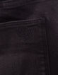Zwarte BATTLE-broek denim meisjes-6 Zwarte BATTLE-broek denim meisjes-6