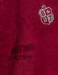 Sweat bordeaux brodé à capuche fille-4