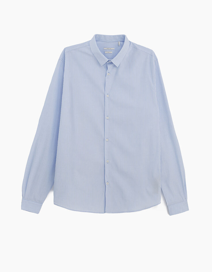 Chemise bleu ciel homme-1
