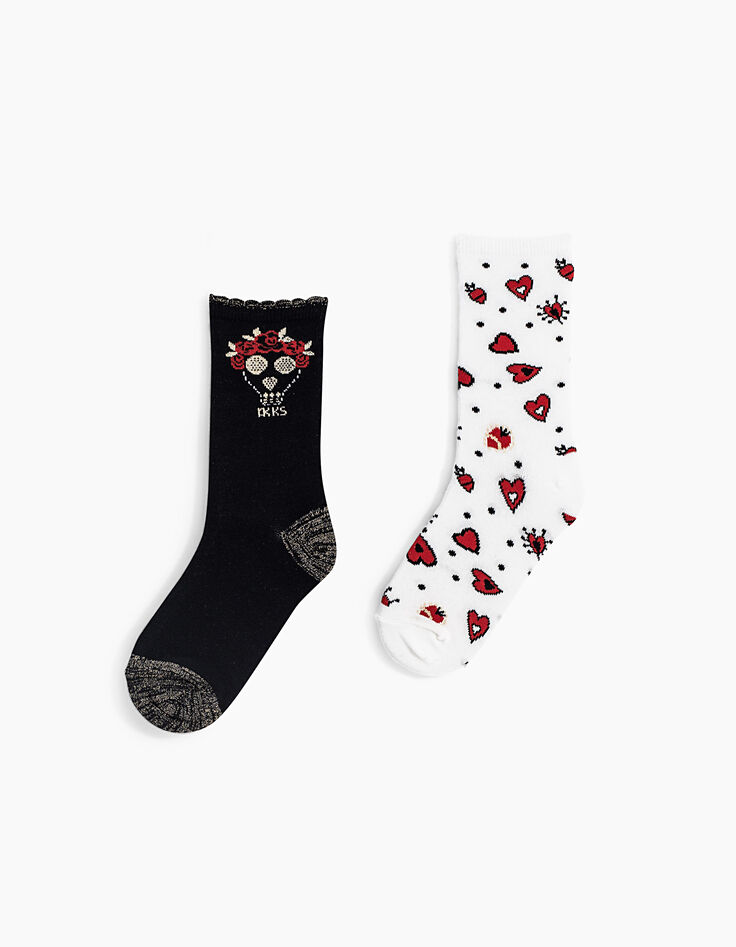 Chaussettes noires fille-2