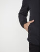 Blouson noir homme-5