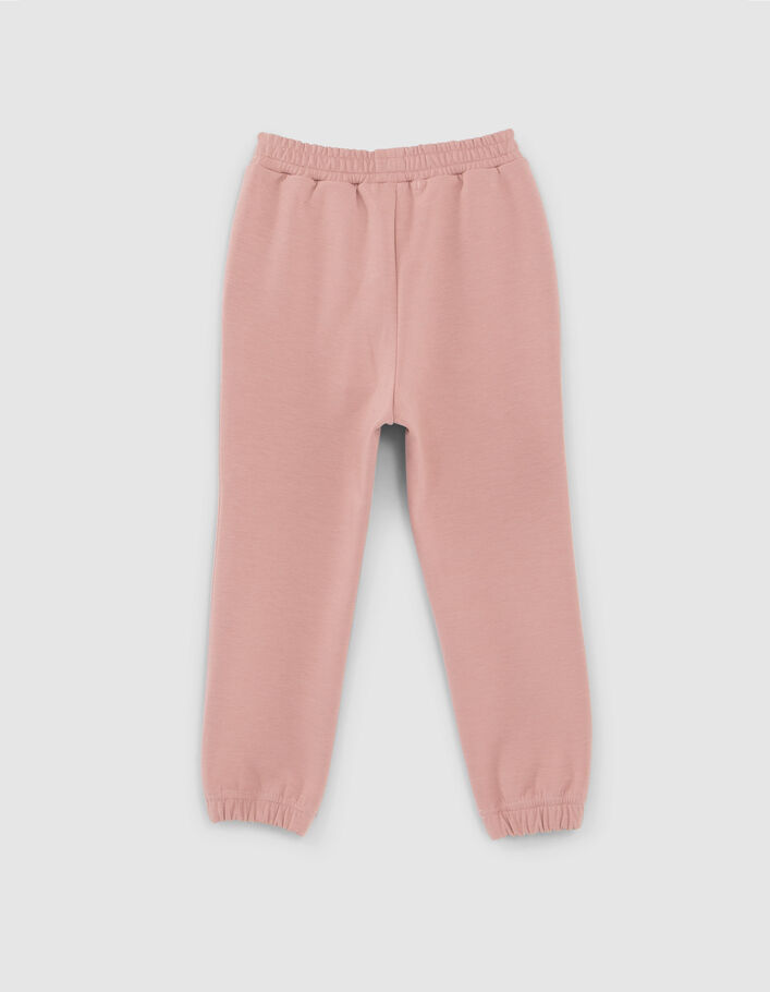 Roze jogging met print meisjes-5