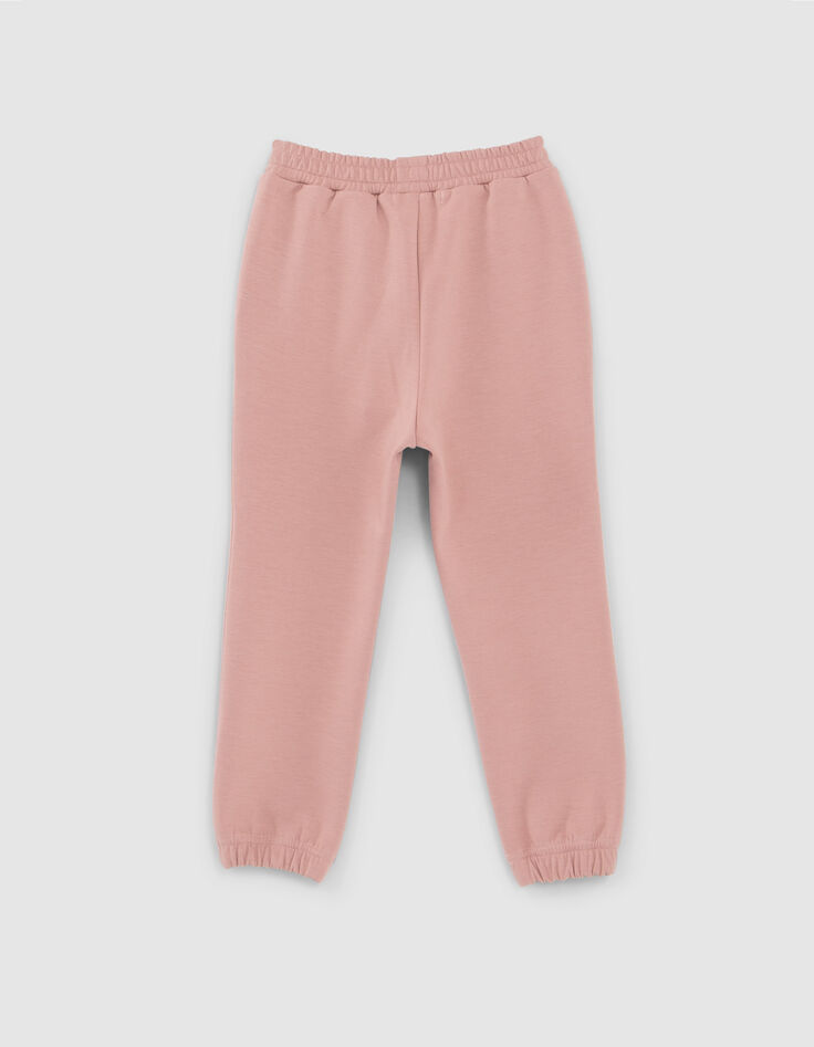 Roze jogging met print meisjes-3