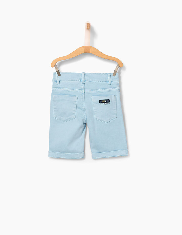 Bermuda en jean bleu moyen esprit army garçon -3