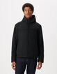 Blouson noir capuche amovible WATERPROOF Homme-1