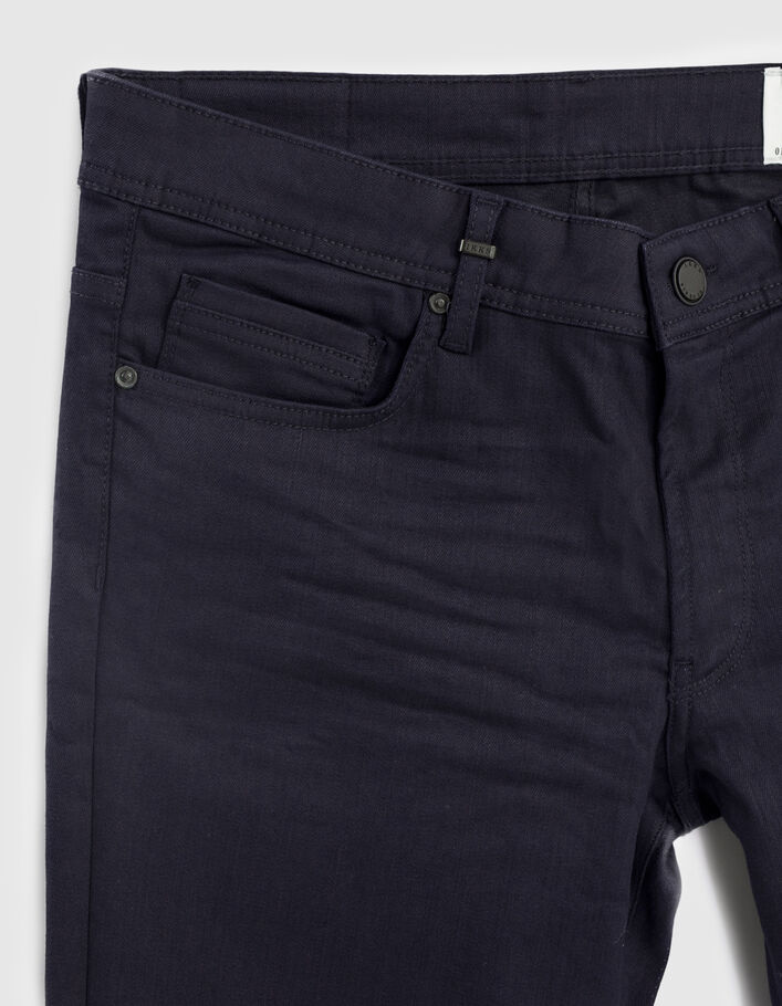 Men's SLIM-fit navy jeans-5