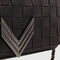 Bolso 111 TORINO cuero negro trenzado damero mujer - IKKS image number 7