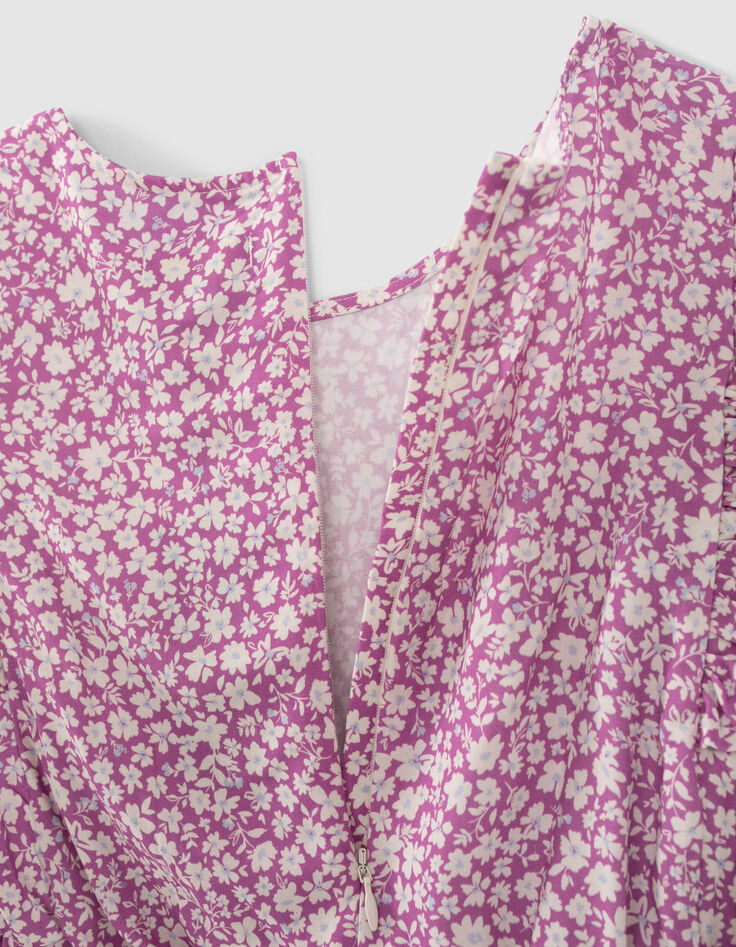 Girls&rsquo; violet daisy Ecovero&reg; playsuit-6