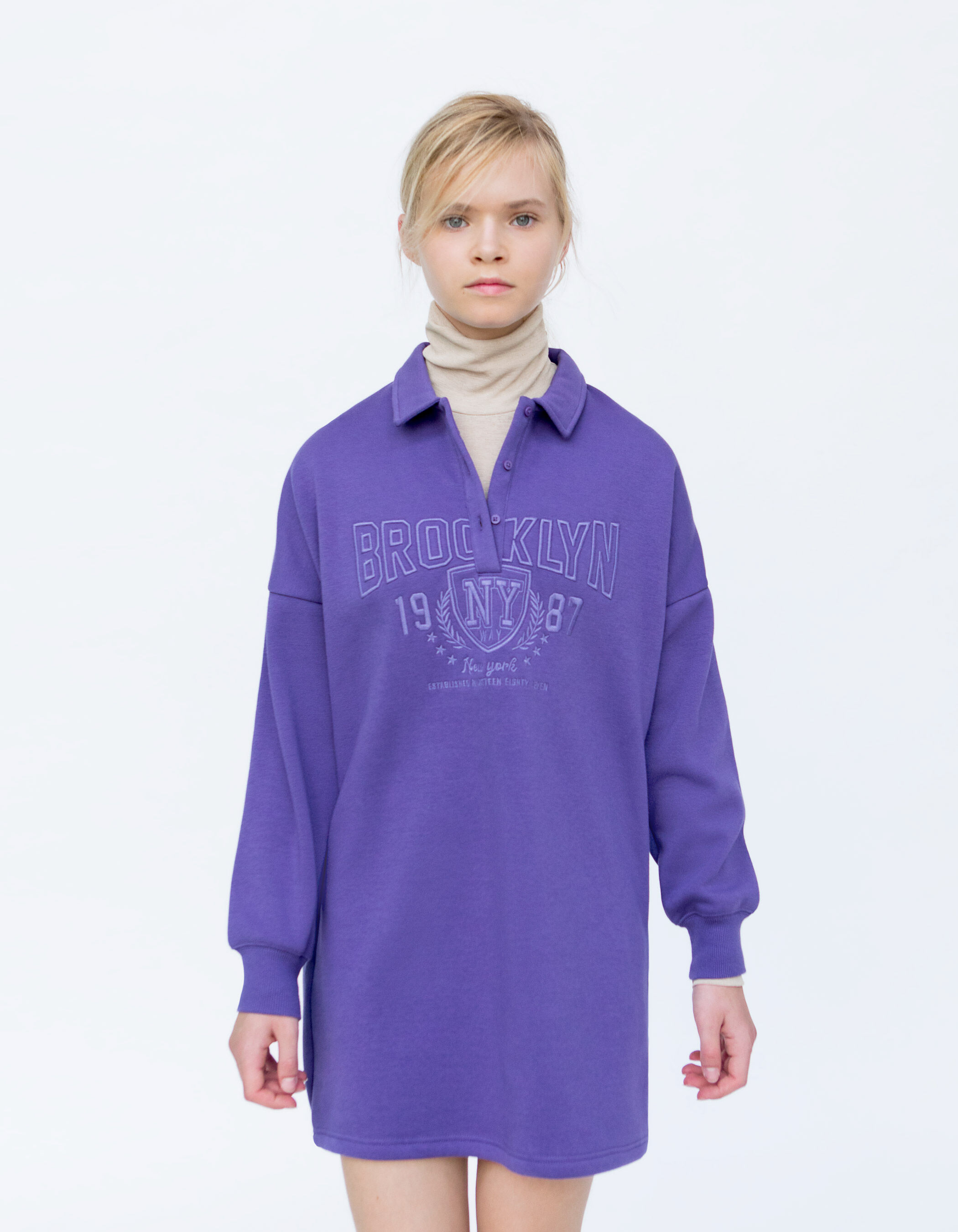 Robe hot sale sweat fille