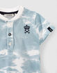 Ensemble polo gris et short molleton bio bébé garçon   -5