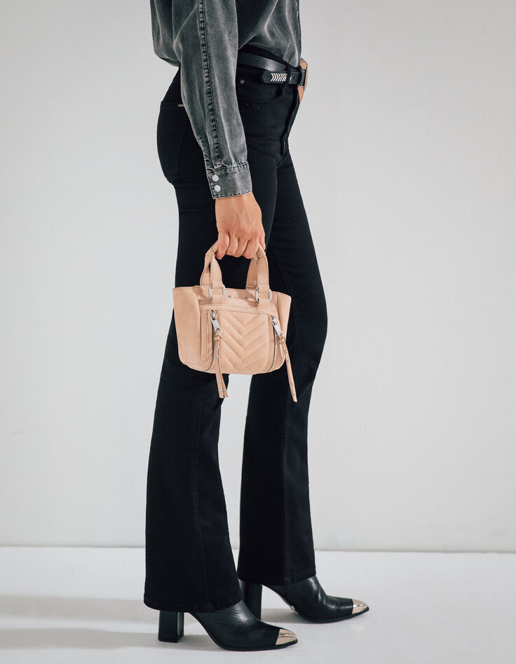 Women&rsquo;s nude colour PASTEL NANO 1440 bag-5