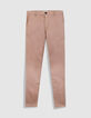 Men's slim taupe chino pants-1