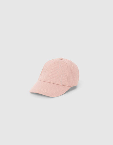 Casquette rose pailleté broderies éclairs fille - IKKS