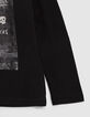 Schwarzes M&auml;dchenshirt mit Mini-Rockerin-5