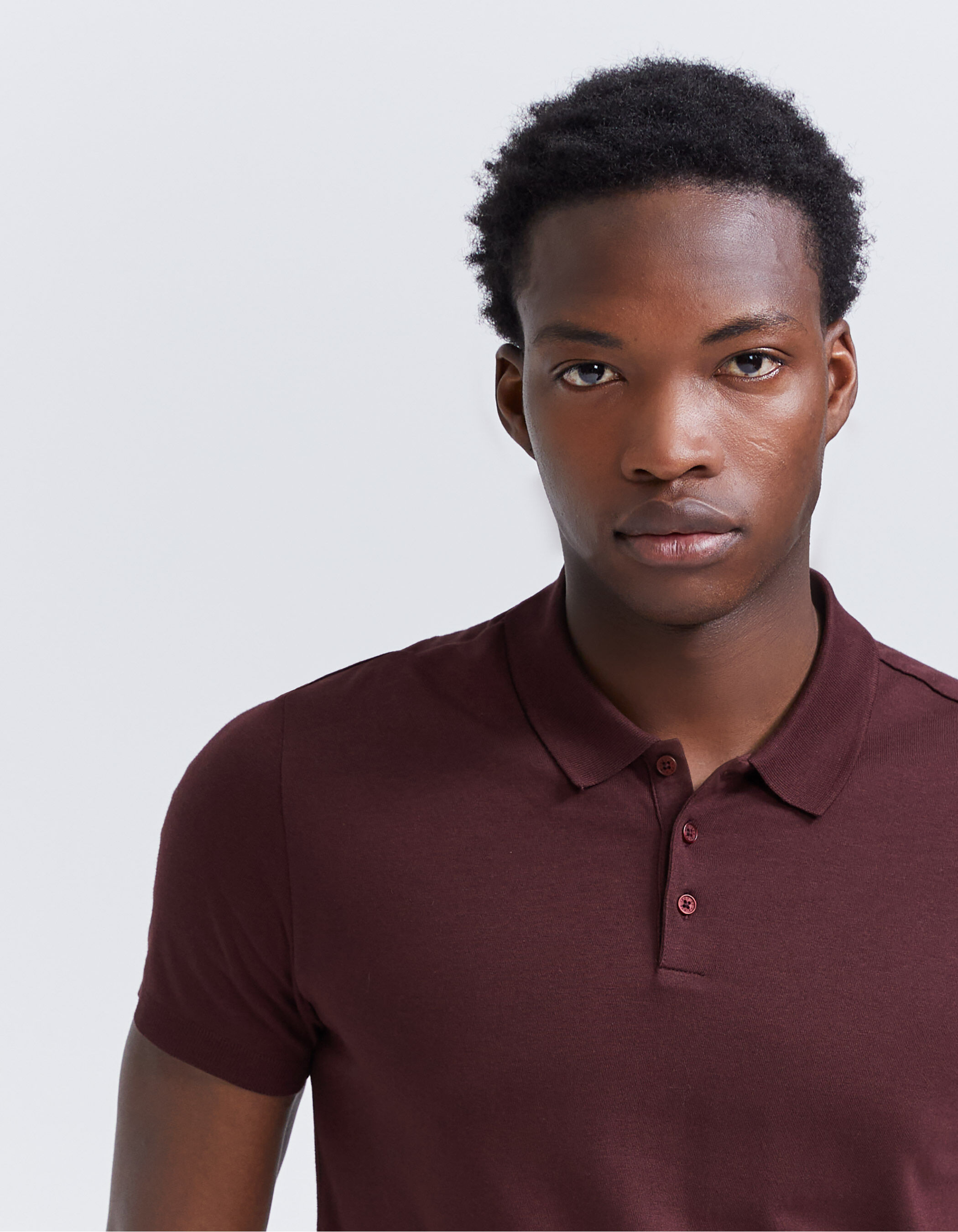 Mens burgundy polo t on sale shirt