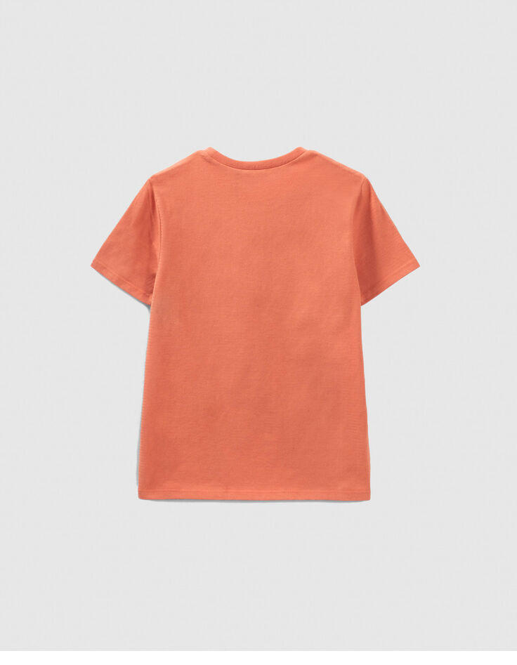 Boys’ orange hot air balloon image T-shirt-2