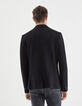 Chaqueta gris punto falso liso IKKS BETTER Hombre-3