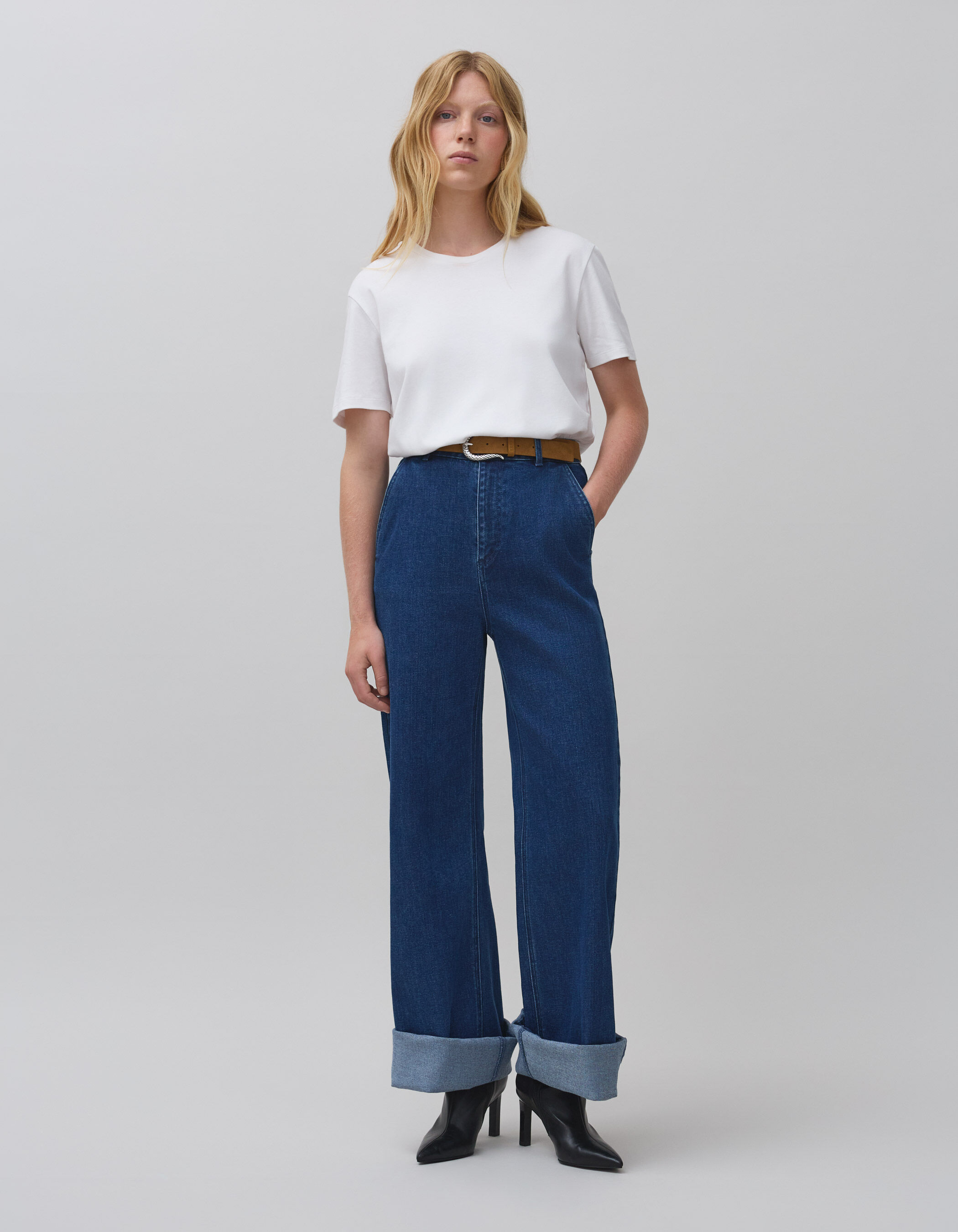 Women s medium blue jeans IKKS