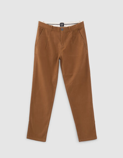 Pantalon CHINO camel garçon - IKKS