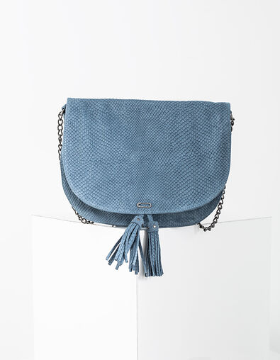 Bolso bandolera The Plum cuero efecto serpiente - IKKS