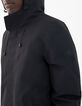 Parka noire mate WATERPROOF BREATHABLE Homme-5
