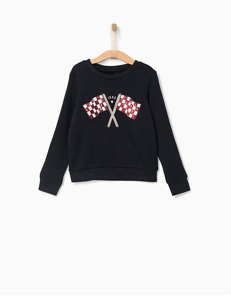 Sudadera marina niña-2 Sudadera marina niña-2