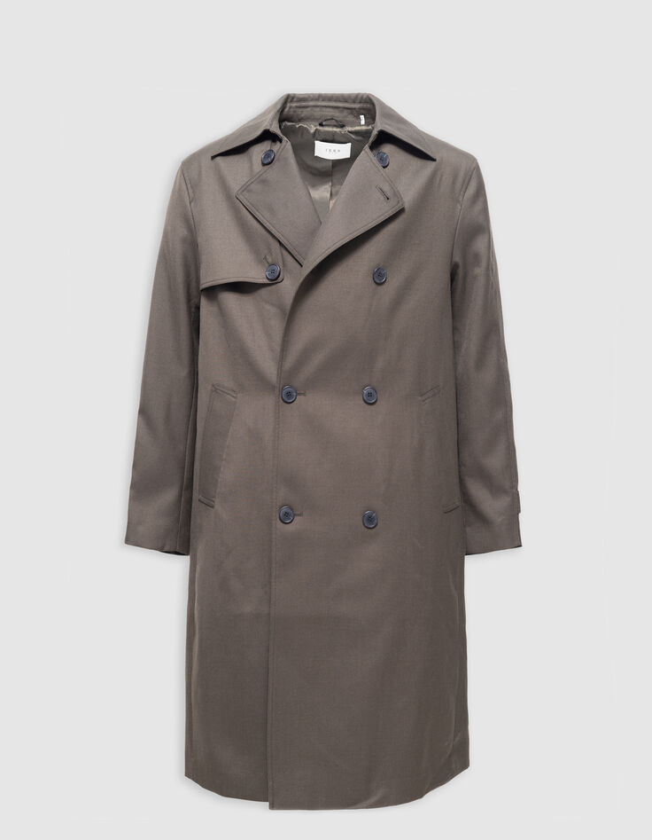 Gabardina larga de laurel para hombre-8