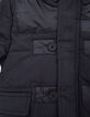 Parka navy à capuche garnissage recyclé bébé garçon -7