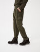 Men&rsquo;s light khaki flowing COMBAT trousers-5