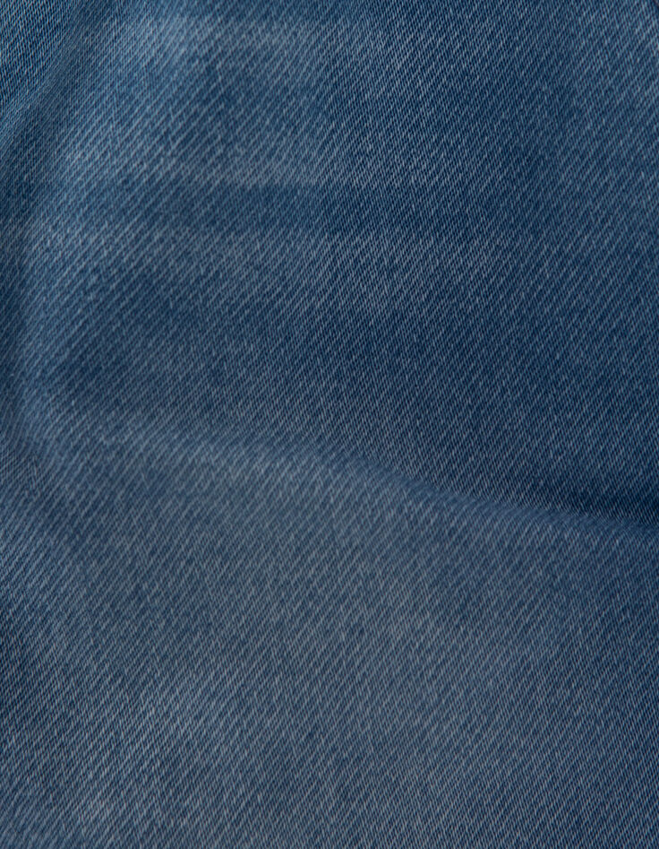 Boys’ comfy denim Bermuda shorts with elasticated waist-7