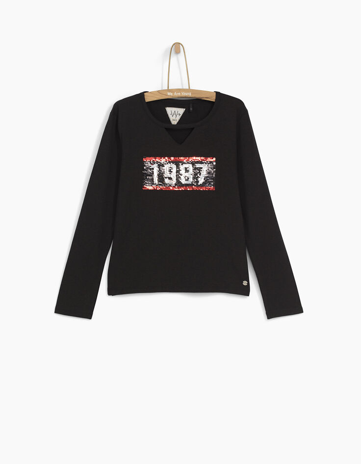 Camiseta negra ni&ntilde;a-2