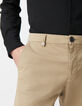 Pantalon chino SLIM beige Homme-4
