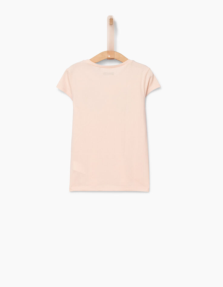 Camiseta rosa empolvado gafas Peace & Love niña-3 Camiseta rosa empolvado gafas Peace & Love niña-3