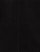 Zwart cropped T-shirt geribd rits meisjes-4
