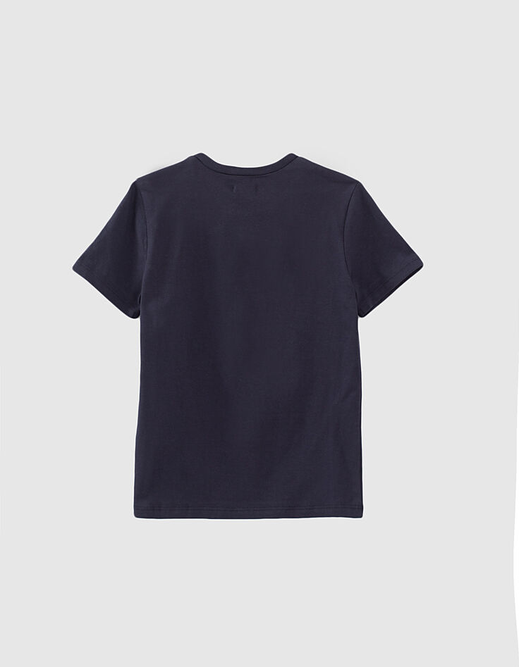 Tee-shirt navy esprit Campus coton bio garçon -4