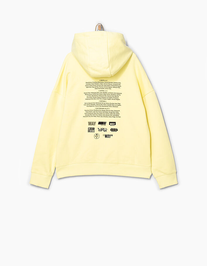Boys’ lemon basketball and skateboard sweatshirt  - IKKS