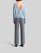 Women's reversible storm cardigan front/back-4