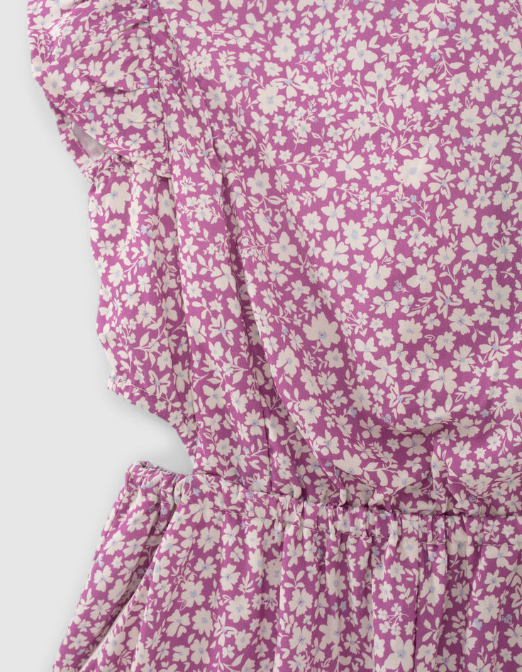 Girls&rsquo; violet daisy Ecovero&reg; playsuit-5