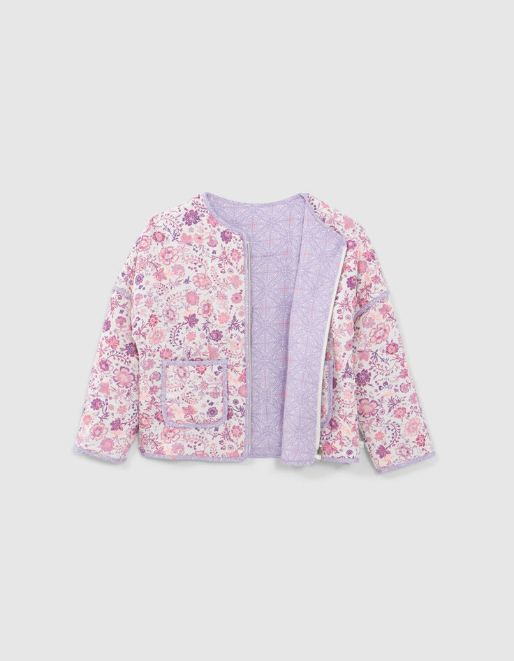 Chaqueta blanco roto flores parma niña-2