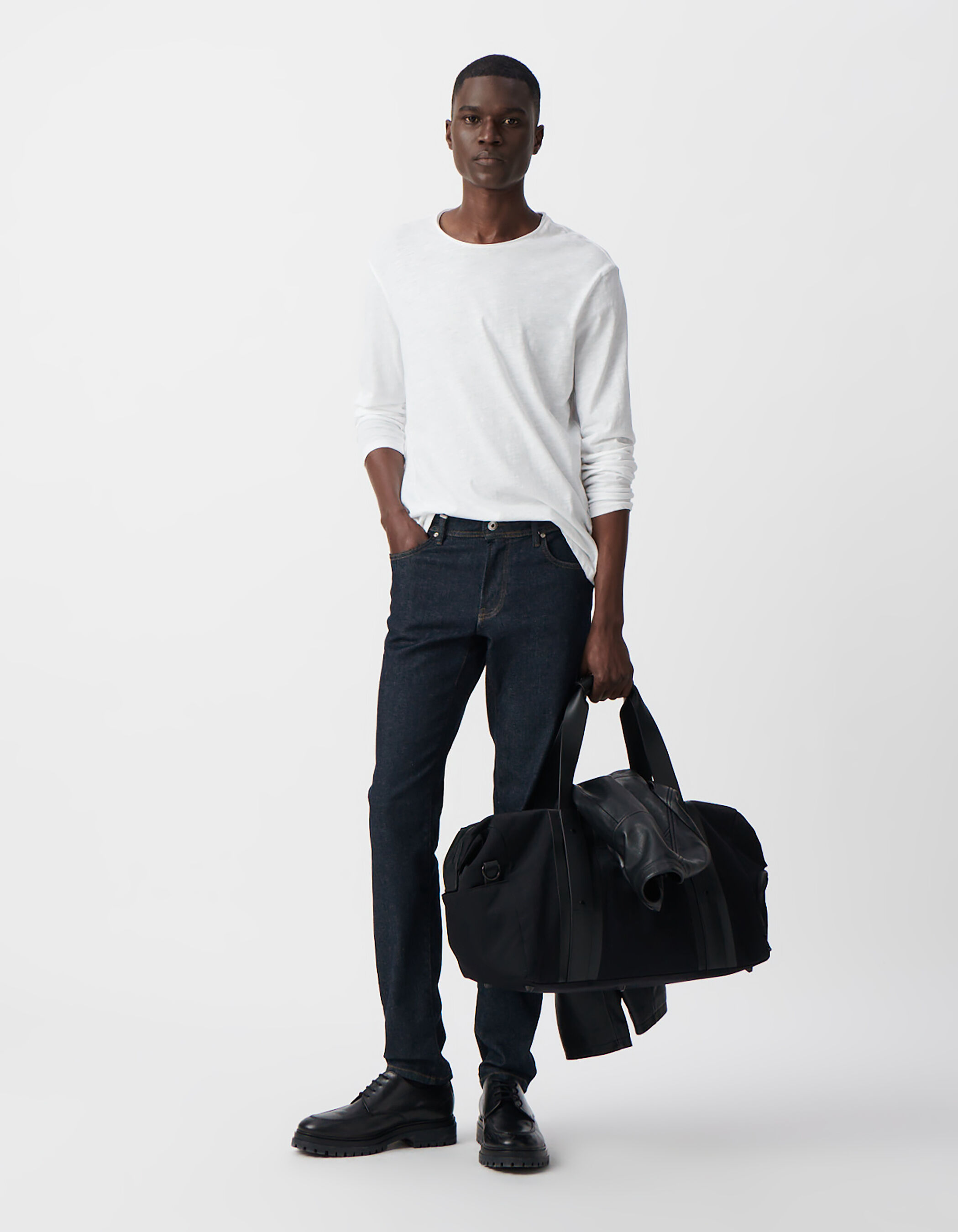 Tee shirt long homme hot sale