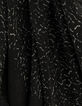 Women's black print scarf-3