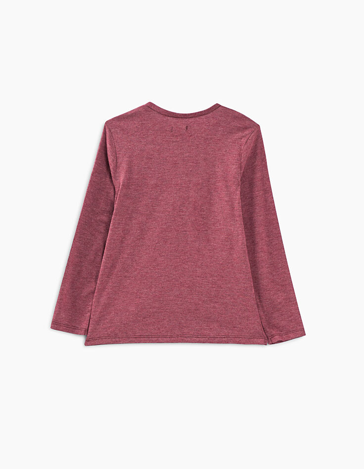 Camiseta rosa indio jaspeado con tigre-guitarrista niño -3