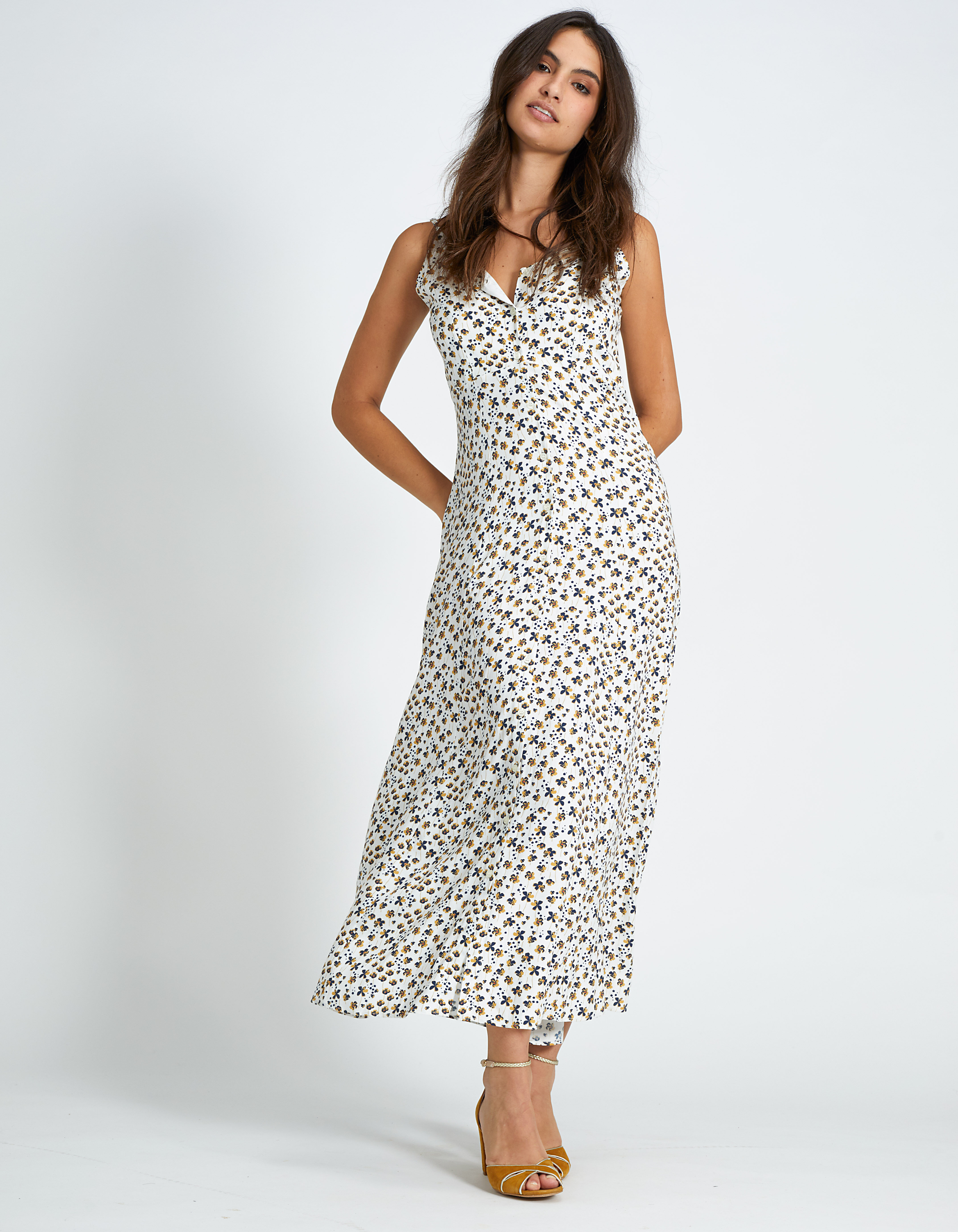 Ikks robe new arrivals longue blanche